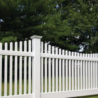 Image showing  5 in. x 5 in. x 84 in. Scallop Picket Line Post