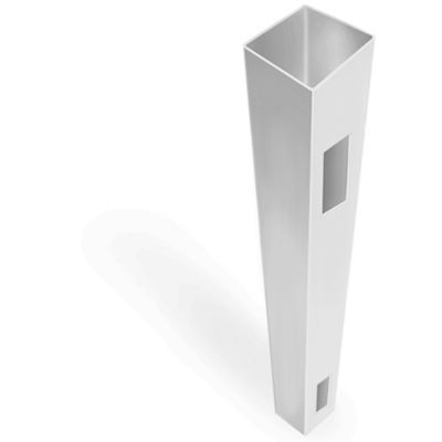 Barrette Outdoor Living 5 in. x 5 in. x 84 in. Scallop Picket End/Gate Vinyl Fence Post