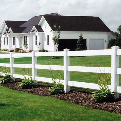 Image showing  5.5 in. x 8 ft. Fence Post Rail, 10.5 in. Picket Spacing, 1-Pack