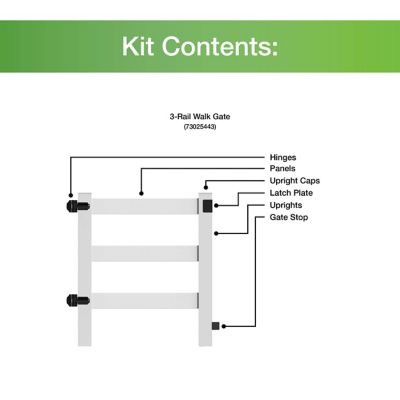 Image showing  3-Rail Walk Gate