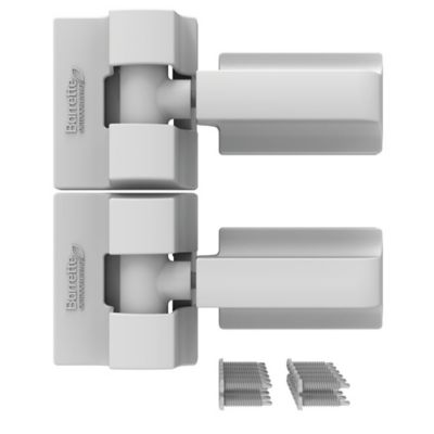 Barrette Outdoor Living Heavy-Duty Modern Wrap Hinge, 1 Pair, 73025522