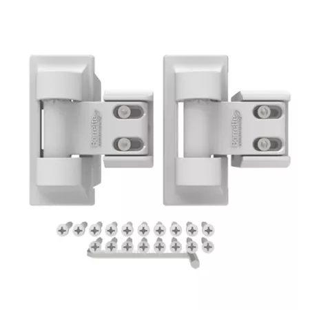 Barrette Outdoor Living Standard Wrap Hinge White 73025512 Gate Hardware