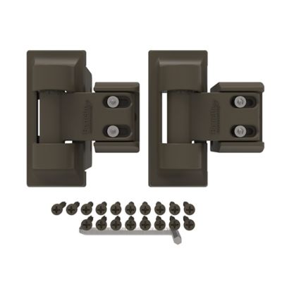 Barrette Outdoor Living Standard Wrap Hinge, Light Bronze, 73025514