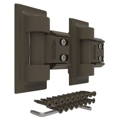 Image showing 1 th Barrette Outdoor Living Standard Wrap Hinge, Light Bronze, 73025514