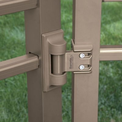 Image showing 3 th Barrette Outdoor Living Standard Wrap Hinge, Light Bronze, 73025514