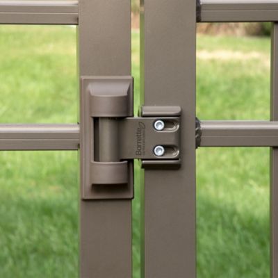Image showing 4 th Barrette Outdoor Living Standard Wrap Hinge, Light Bronze, 73025514