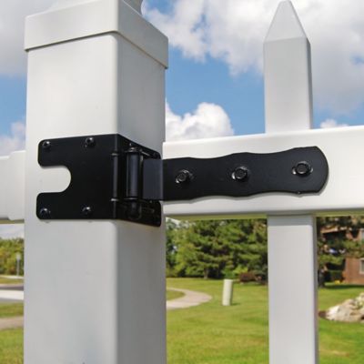 Image showing  Walk Gate Strap Hinge, Black
