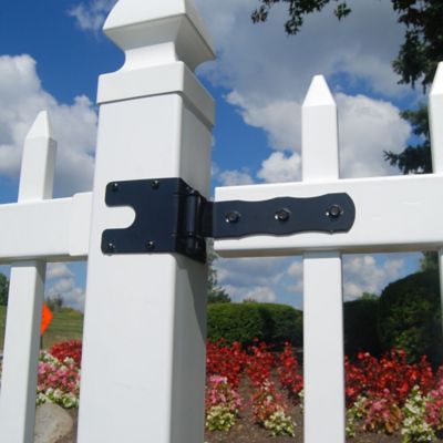 Image showing  Walk Gate Strap Hinge, Black