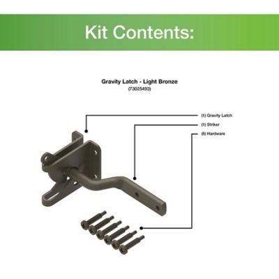 Image showing  Gravity Latch, Light Bronze, 73025493