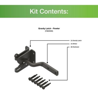 Image showing  Gravity Latch, Pewter, 73025494