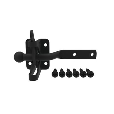 Barrette Outdoor Living Gravity Latch, Matte Black, 73028060
