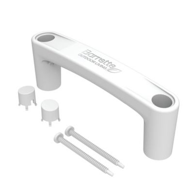 Barrette Outdoor Living EZ Grip Gate Handle, White, 73004735