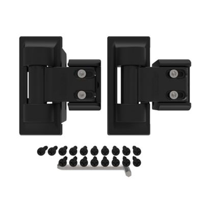 Barrette Outdoor Living Standard Steel Black Wrap Hinges, 73028117