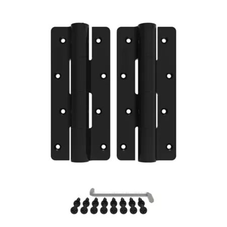 Barrette Outdoor Living Heavy Duty Butterfly Hinge Black 2 Pieces Gate Hardware