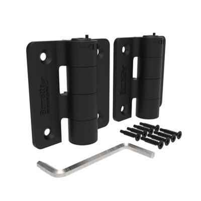 Image showing  Compact Butterfly Gate Hinge, Black, 2 pc.