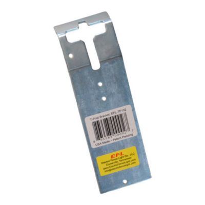 EFL 2 in. Horizontal T-Post Brackets, 10 lb. Capacity, 10-Pack