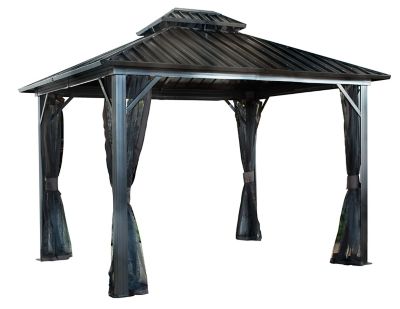 Sojag 12 ft. x 12 ft. Genova II Double Roof Gazebo