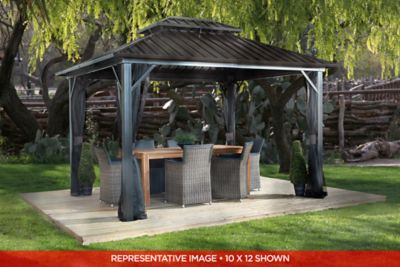 Image showing  12 ft. x 12 ft. Genova II Double Roof Gazebo