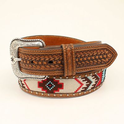 Ariat Men's Aztec Beads Belt, Multicolor at Tractor Supply Co.