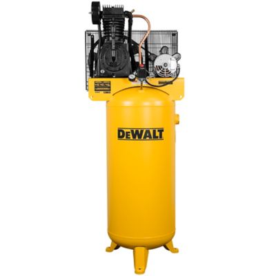 DeWALT 5 HP 60 gal. 2 Stage Stationary Air Compressor I have used the air compressor to run Die grinder, impact wrench's, Air hammer