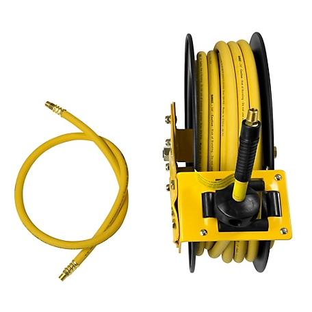 Flexzilla 3/8 in. x 50 ft. Open Face Retractable Air Hose Reel at Tractor  Supply Co.