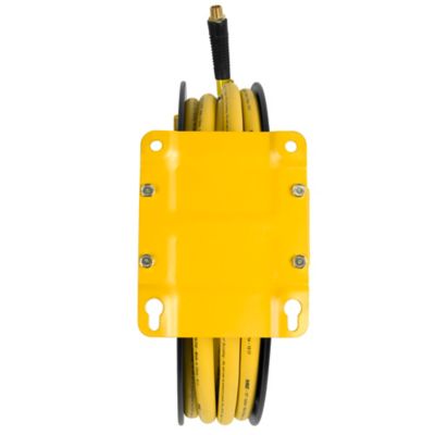 Image showing 8 th DEWALT 1/2 in. x 50 ft. Double Arm Rubber Air Hose Reel, 250 PSI