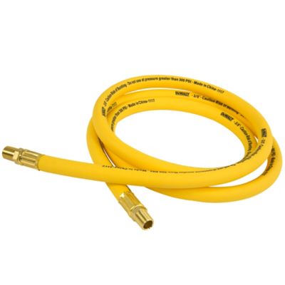 DeWALT 3/8 in. x 6 ft. Premium Hybrid Lead-In Hose