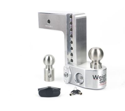 Weigh Safe 3 in. Receiver Adjustable Drop Hitch, 8 in. Drop, 21,000 lb. Capacity, 21,000 lb. Capacity
