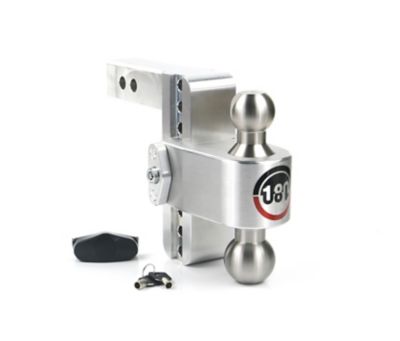 Image showing  2 in. Receiver 180 Hitch with Stainless Steel Combo Ball, 6 in. Drop, 12,500 lb. Capacity