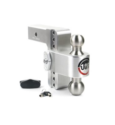 Weigh Safe 180 Hitch - Drop Hitch w/SS Combo Ball - 6 in. Drop for 2.5 in. Shank w/Hitch Pin