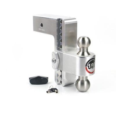 Image showing  3 in. Receiver 180 Hitch with Stainless Steel Combo Ball, 8 in. Drop, 21,000 lb. Capacity