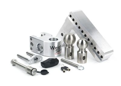 Image showing  2-1/2 in. Receiver Adjustable Drop Hitch, 8 in. Drop with Hitch Lock Pin, 18,500 lb. Capacity