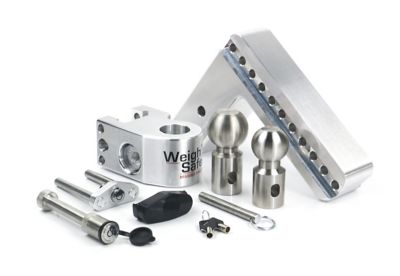 Image showing  3 in. Receiver Adjustable Drop Hitch, 8 in. Drop with Hitch Lock Pin, 21,000 lb. Capacity