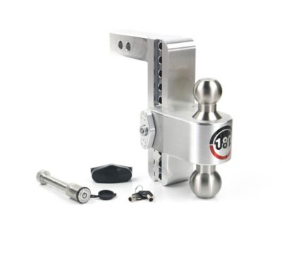 Weigh Safe 180 Hitch - Drop Hitch w/SS Combo Ball - 8 in. Drop 2 in. Shank w/Hitch Pin