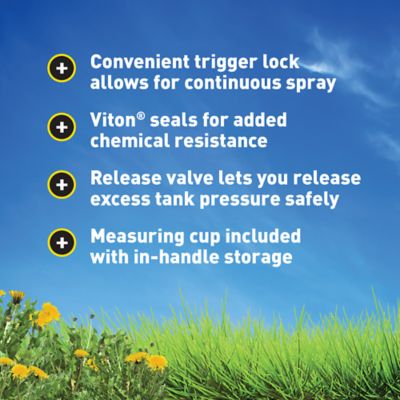 Image showing 6 th GroundWork 2 gal. Pump Sprayer, Includes Measuring Cup