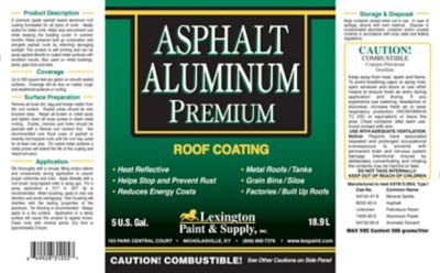 Image showing  5 gal. Oil-Based Aluminum Roof Paint