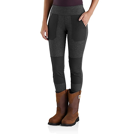 Carhartt Leggings Women's Small Black Force Fitted Mid Weight Utility Pants