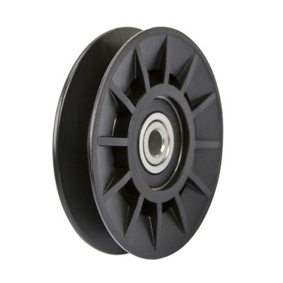 Image showing  Lawn Mower V-Groove Idler Pulley for Craftsman, and Poulan Pro Models, 3.5 in.