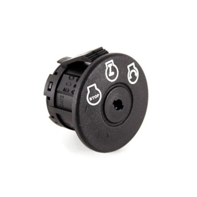 Image showing  3-Position Lawn Mower Key Switch for Cub Cadet, Troy-Bilt, White Outdoor and Yard Machines Models