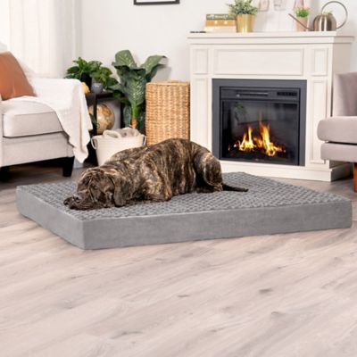 Image showing 1 th FurHaven Ultra Plush Deluxe Orthopedic Mattress Pet Bed