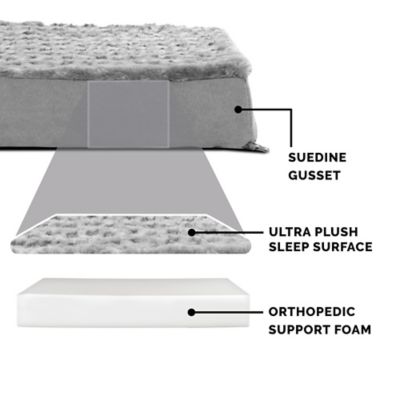 Image showing 3 th FurHaven Ultra Plush Deluxe Orthopedic Mattress Pet Bed