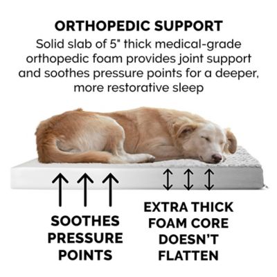 Image showing 4 th FurHaven Ultra Plush Deluxe Orthopedic Mattress Pet Bed