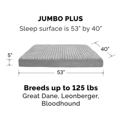 Image showing 8 th FurHaven Ultra Plush Deluxe Orthopedic Mattress Pet Bed