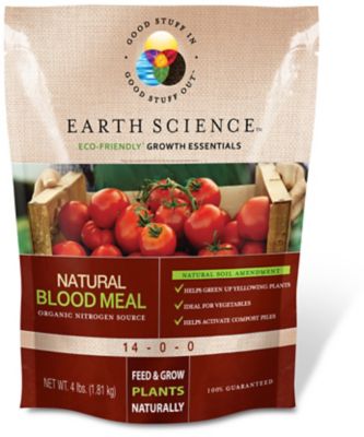 Earth Science 4 lb. 400 sq. ft. Natural Blood Meal Plant Food