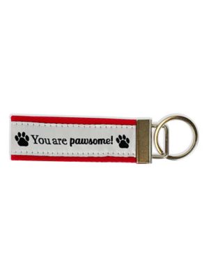 Bella Bug You Are Pawsome Pet Keychain