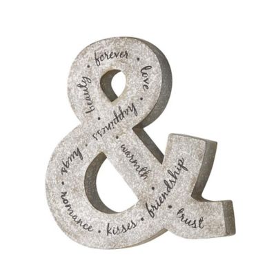 Slice of Akron Signature Galvanized Ampersand Wall Art, 19 in. x 16 in.