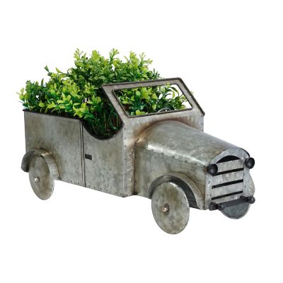 Slice of Akron Metal Model Truck with Floral