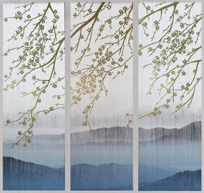 Slice of Akron Rainer Multi-Panel Canvas Wall Art, 48 in. x 48 in., 3 pc.