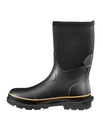 Image showing  Men's 10 in. Waterproof Rubber Boots, 5 mm Shaft, Black
