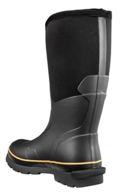 Image showing 5 th Carhartt Men's 15 in. Waterproof Rubber Boots, 5mm Shaft, Black